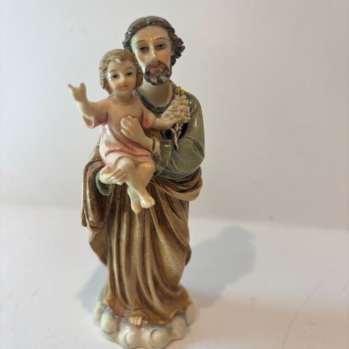 Saint joseph holding infant - saint,
